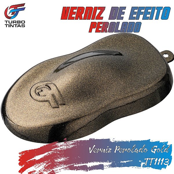 Verniz Perolado Gold - Pronto p/ Uso - TT1113