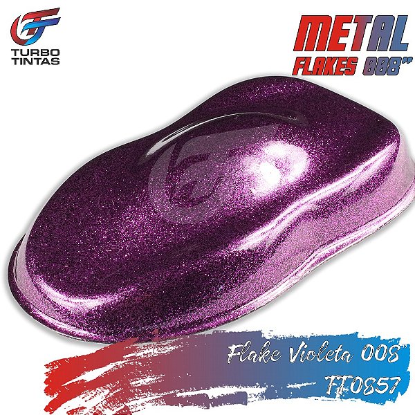 Verniz Flakes 008'' Pronto p/ Uso - Violeta TT0857