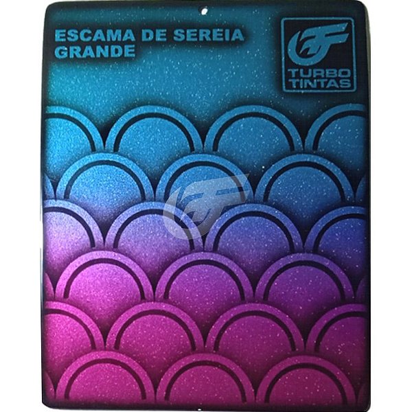 Stencil Adesivo - Escama de Sereia