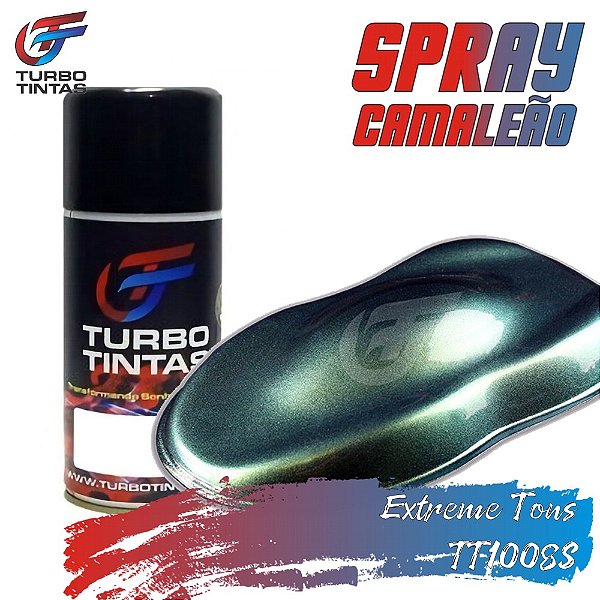 Tinta Camaleão Spray - Extreme Tons - TT1008S Azul/Amarelo