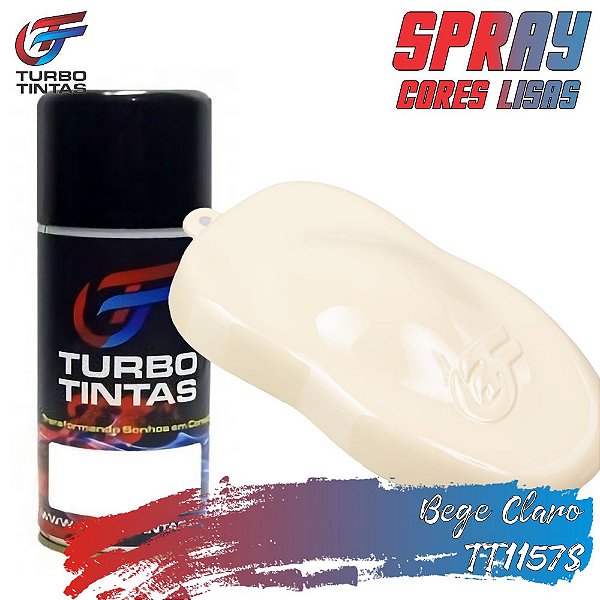 Spray Poliéster Liso - Bege Claro - TT1157S - 350ml