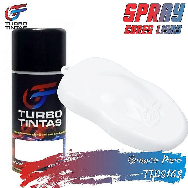 Spray Poliéster Liso - Branco Puro - TT0816S - 350ml