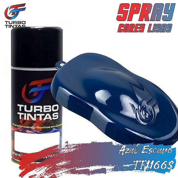 Spray Poliéster Liso - Azul Escuro - TT1166S - 350ml