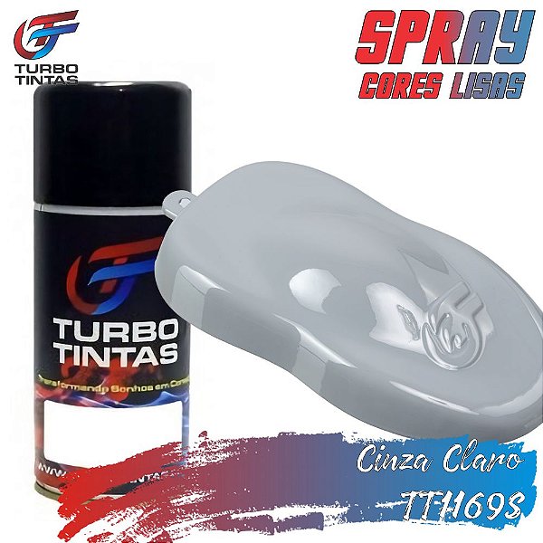 Spray Poliéster Liso - Cinza Claro - TT1169S - 350ml