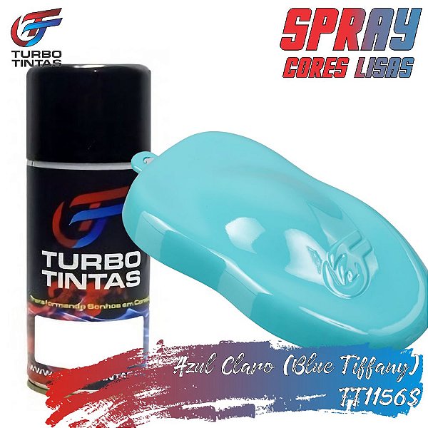 Spray Poliéster Liso - Azul Claro (Blue Tifanny)  - TT1156S - 350ml
