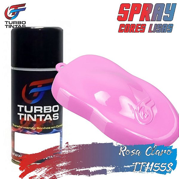 Spray Poliéster Liso - Rosa Claro - TT1155S - 350ml