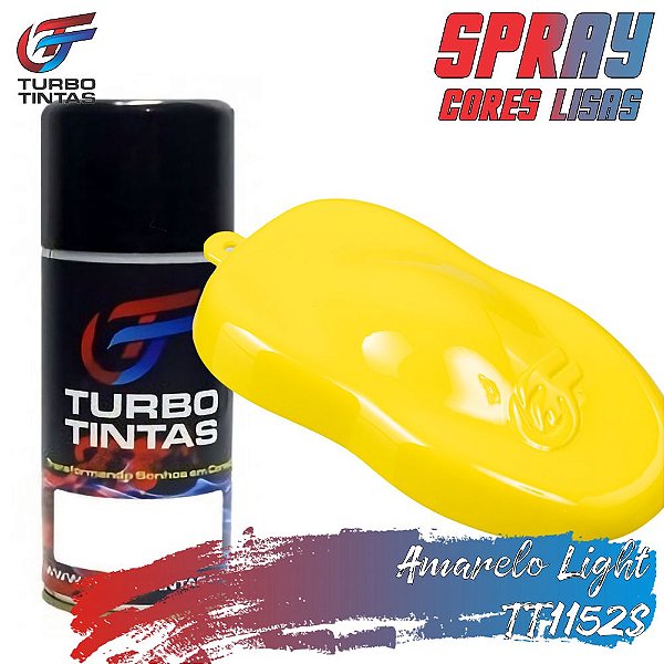 Spray Poliéster Liso - Amarelo Light - TT1152S - 350ml