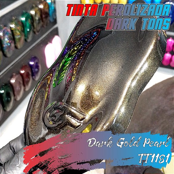 Tinta Poliéster Perolizada - Dark Gold Pearl - TT1181