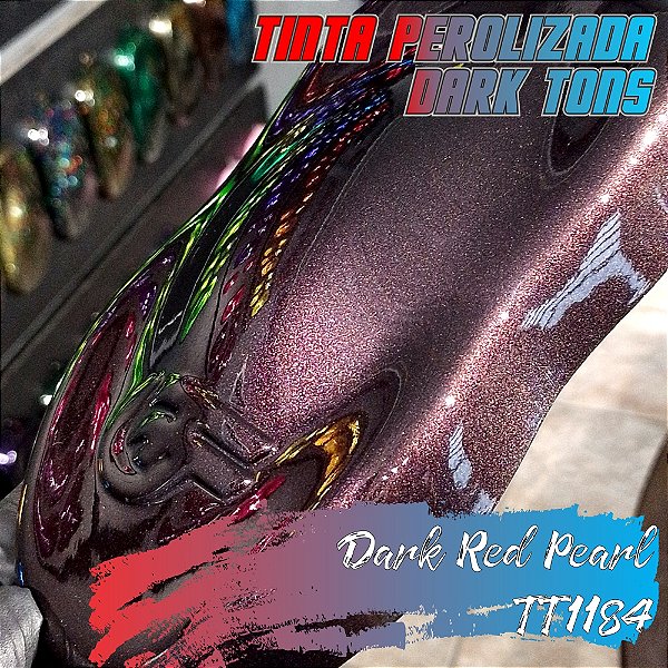 Tinta Poliéster Perolizada - Dark Red Pearl - TT1184