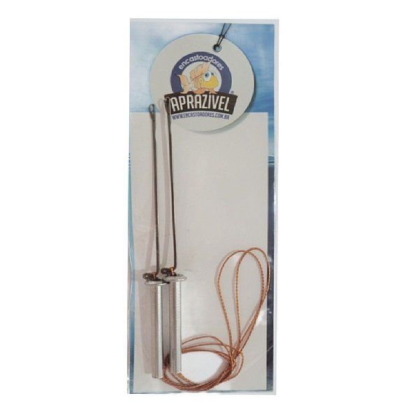 Agulha p/ Pesca c/ Anzol Duplo p/ Iscar Caranguejo c/ 02 Un