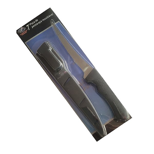 Faca de Pesca para Filetar / Fileteira - Aço Inoxidável 7.0 Albatroz Fishing