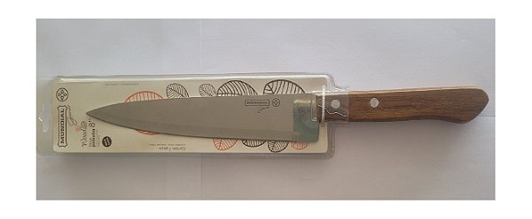 Faca Peixeira Mundial  8 Polegadas Linha Wood Gourmet p/ Pesca
