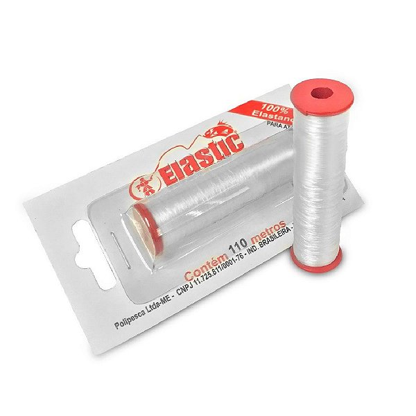 Elástico P/ Amarrar Isca De Pesca 110m - Elastic
