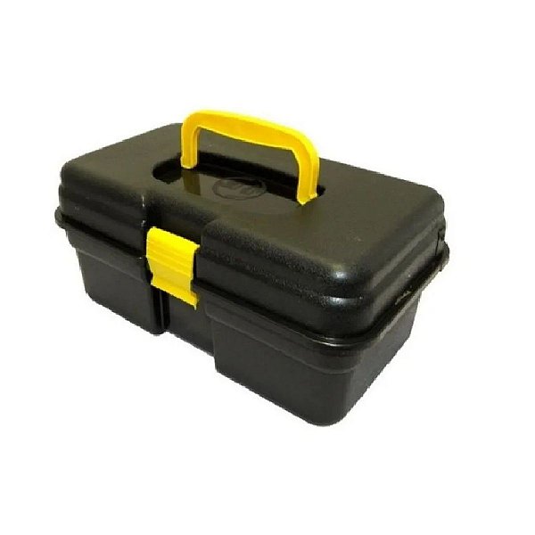 Caixa de Pesca HI c/ 01 Bandeja Móvel Mini / Preta