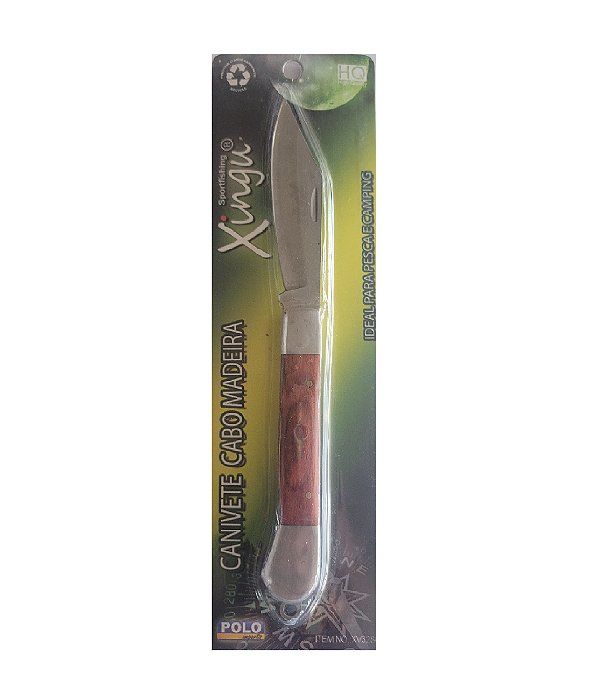 Canivete para Pesca Xingu com Cabo de Madeira (XV3284) - Polo