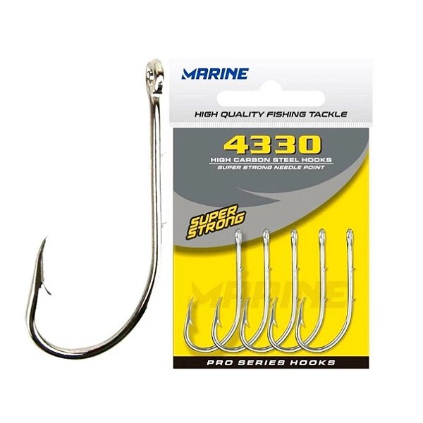 Anzol de Pesca 4330 Nickel - Marine Sports