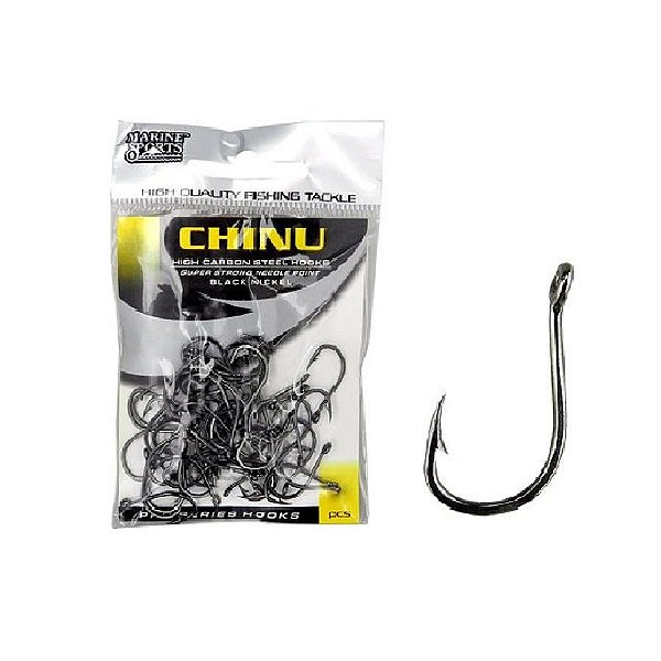 Anzol de Pesca Chinu Black - Marine Sports