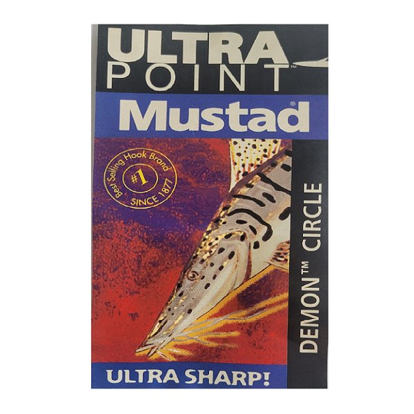 Anzol De Pesca Mustad Demon Circle Ultra Point 39950 (Original)