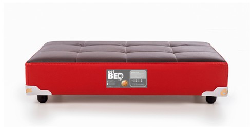 Cama Pet Bed Marrom/Vermelho