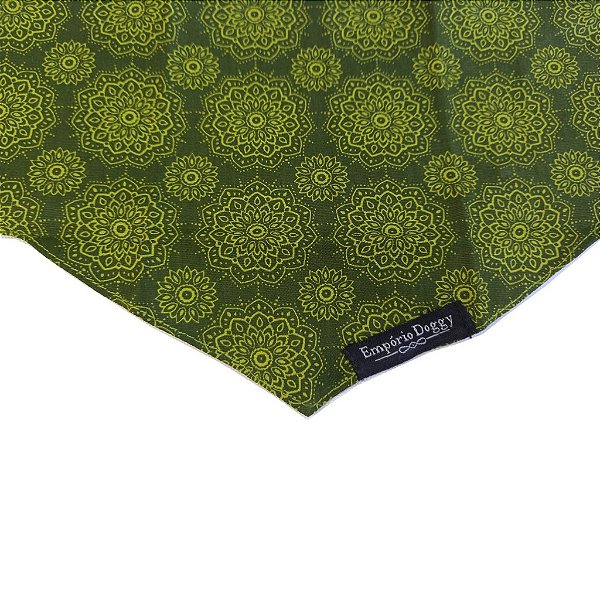 Bandana Pet Mandala Verde
