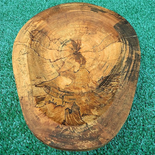 Gamela / Fruteira Artesanal Rústica de Madeira