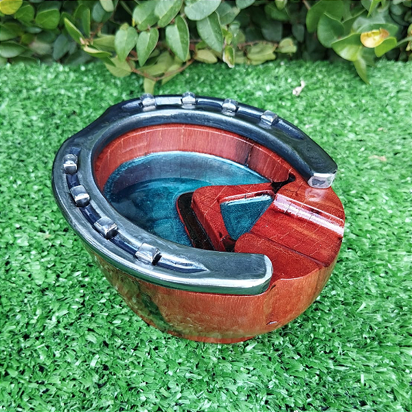 Cinzeiro para charuto estilo country