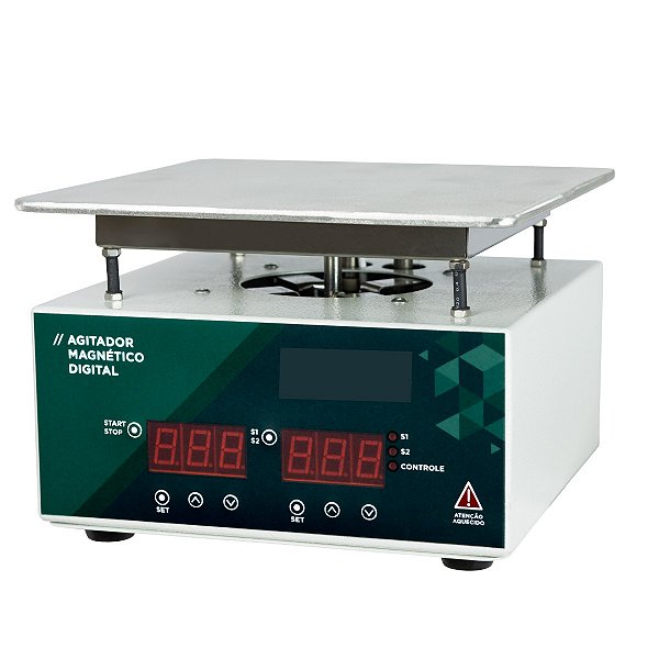 Agitador Magnético Digital Com Aquecimento SolidSteel 10 Litros