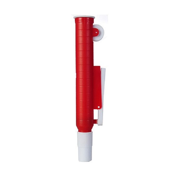 Pipetador De Volumes Manual 25ml Pi-pump Vermelho Adonex