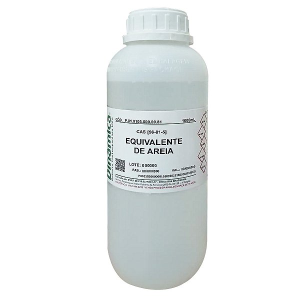 Solução Equivalente de Areia 1000mL Para Laboratório