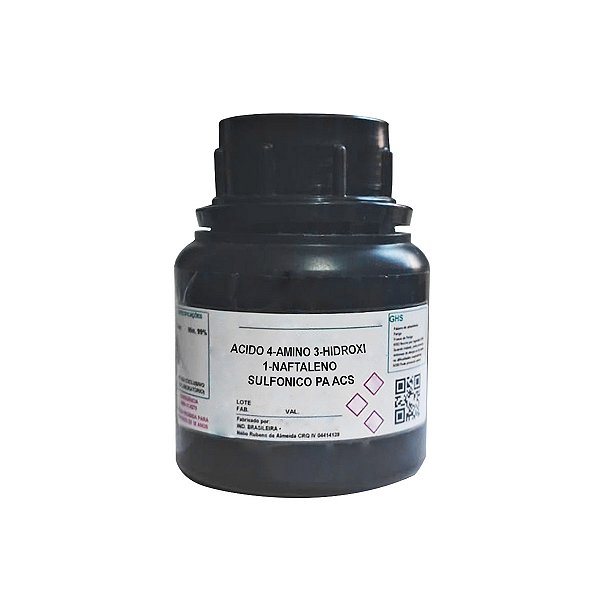 Ácido 4-Amino 3-Hidroxi 1-Naftaleno Sulfônico PA ACS Puro Frasco 25g