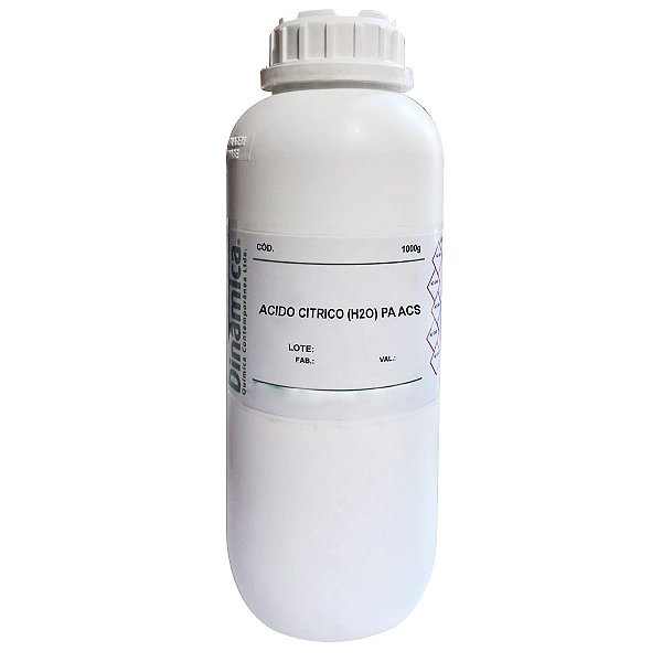 Ácido Cítrico H2O PA ACS 1000 g reagente puro para laboratório