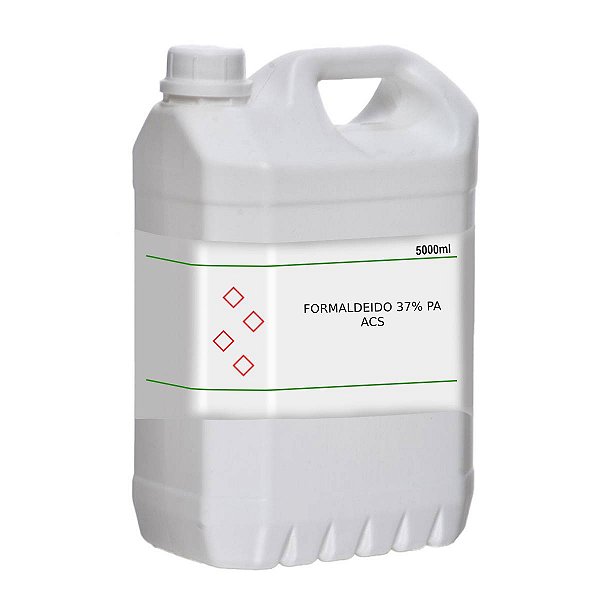 Formaldeído 37% PA ACS 5L Para Laboratório Em Análises Químicas