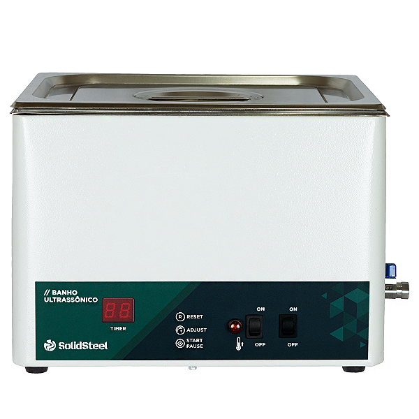 Banho Ultrassônico Com Aquecimento 40 Litros SolidSteel