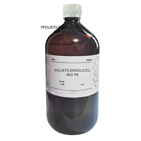Polietilenoglicol 400 PA 1000mL Para Laboratório