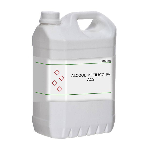 Álcool Metilico PA ACS 5L Para Laboratório