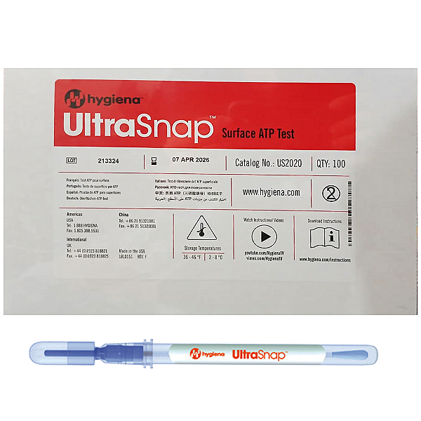 Swab Ultrasnap Para Luminometro Marca Hygiena
