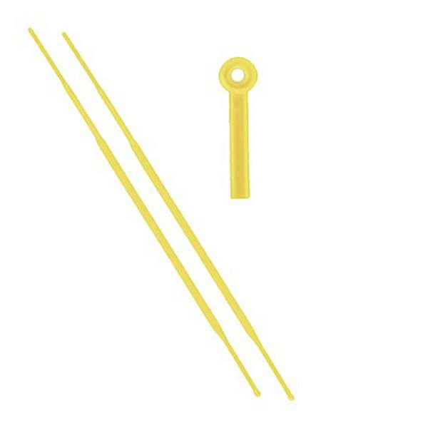 Kit Com 100 Alça 1ul Descartável Estéril Amarela Laboratório