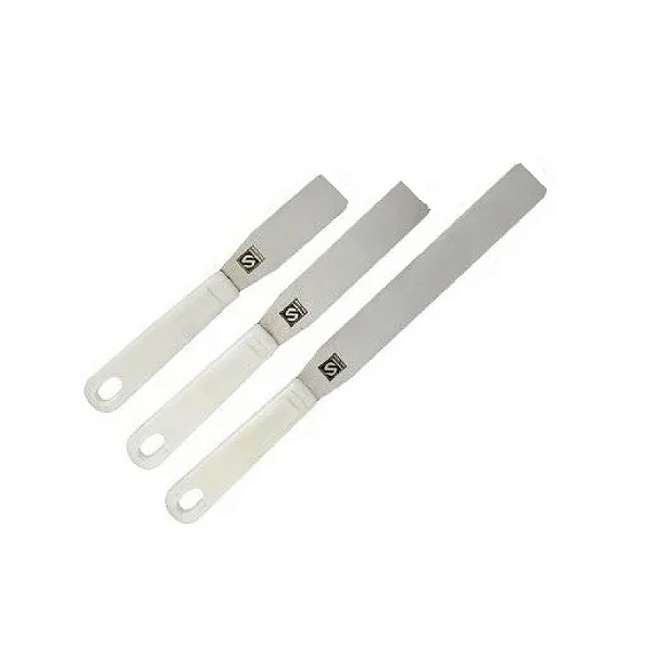 Espátula em Inox Cabo PP Lâmina 29×150 mm Reta