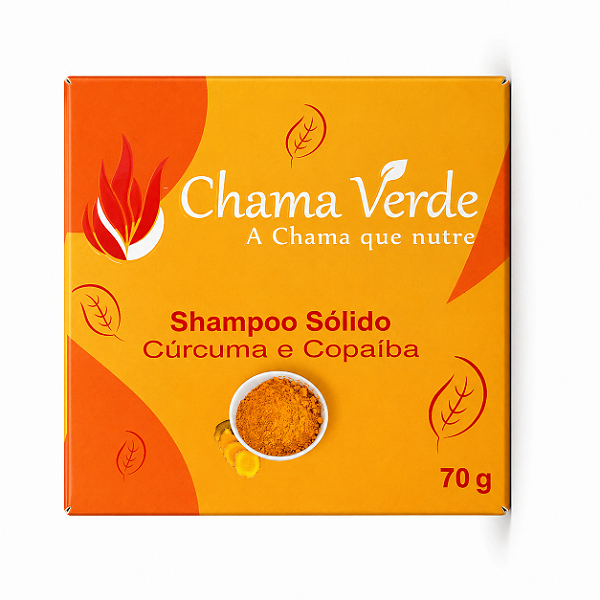 Shampoo em Barra Cúrcuma e Copaíba