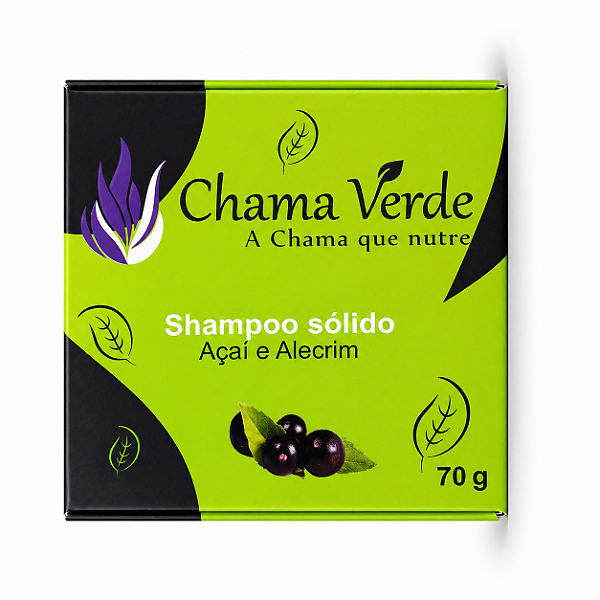 Shampoo em Barra Açaí e Alecrim