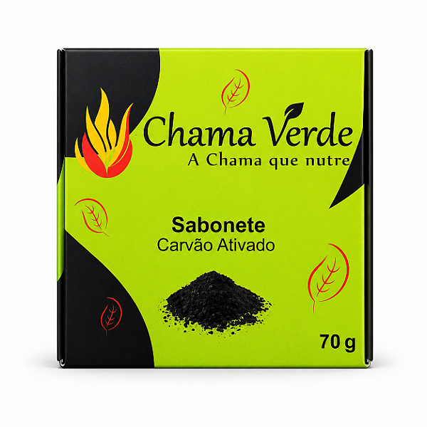Sabonete de Carvão Ativado 100% Natural Artesanal