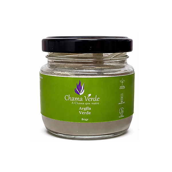 Argila Verde Pura 100% Natural