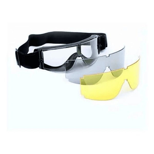OCULOS DE PROTECAO AIRSOFT 03 LENTES - ROSSI
