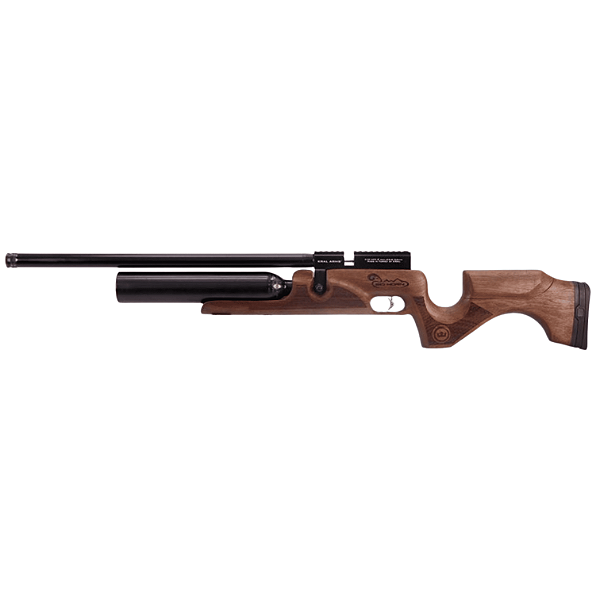 KRAL 6.35MM PUNCHER BIGHORN STOCK WOOD PCP RIFLE