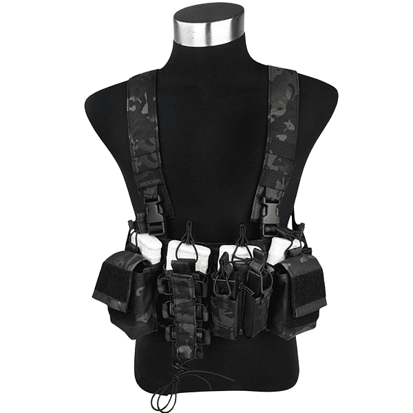 CHEST RIG D-MITTSU BLACK MULTICAM BLACK EMERSON