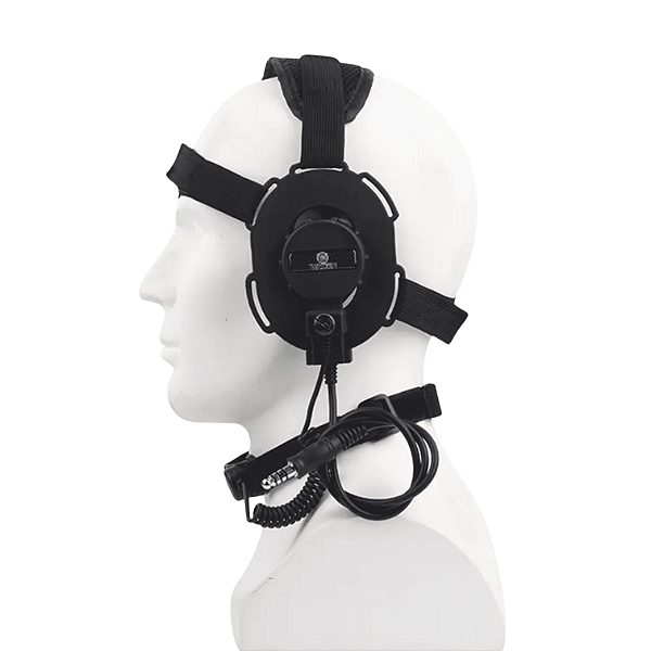 HEADSET BOWMAN III WITH THROAT MIC