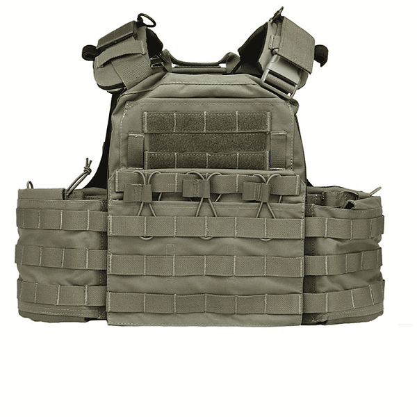 COLETE CPC MOLLE PLATE CARRIER 1000D COMBAT OD GREEN WOSPORT