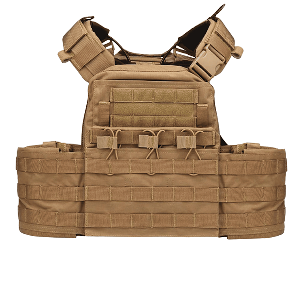 COLETE CPC MOLLE PLATE CARRIER 1000D COMBAT COYOTE BROWN WOSPORT