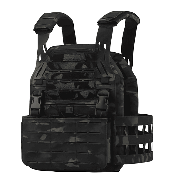 COLETE PLATE CARRIER LG3V2 BLACK MULTICAM WOSPORT