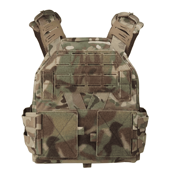 COLETE VEST KZ TACTICAL PLATE CARRIER MULTICAM WOSPORT